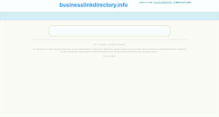 Desktop Screenshot of businesslinkdirectory.info