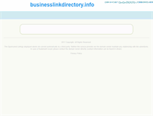 Tablet Screenshot of businesslinkdirectory.info