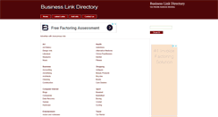 Desktop Screenshot of businesslinkdirectory.biz