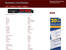 Tablet Screenshot of businesslinkdirectory.biz